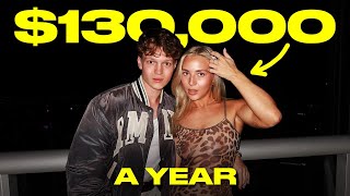 She makes $130,000/year writing 3 hours a day