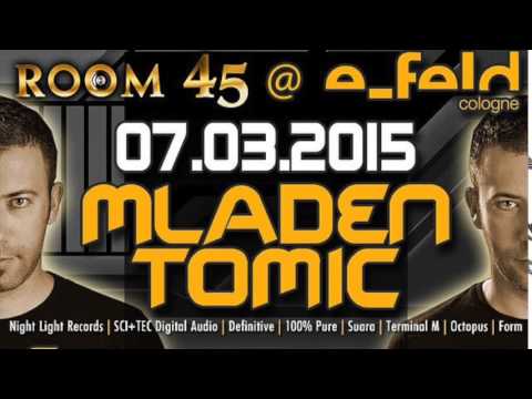MLADEN TOMIC Live Dj set at Room45 @ E Feld, Cologne, Germany, 07.03.2015