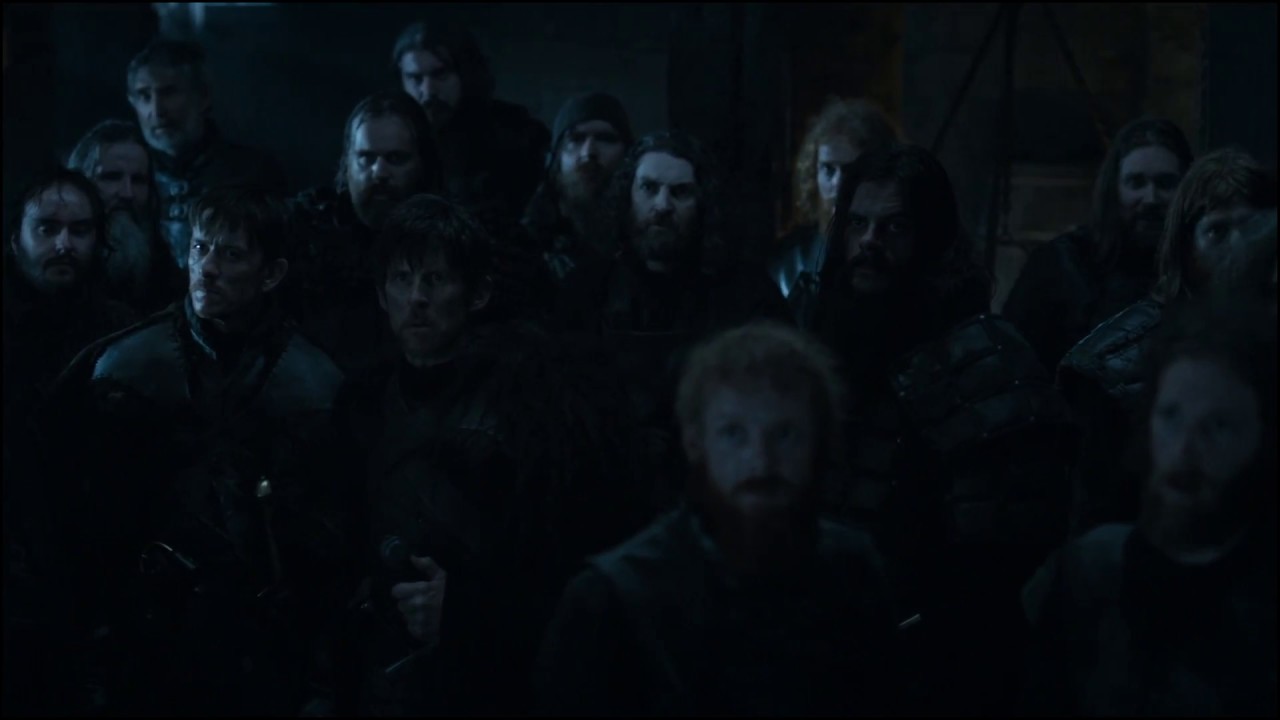 Game of Thrones S6E01 - Alliser Thorne Speech, after Jon Snows death