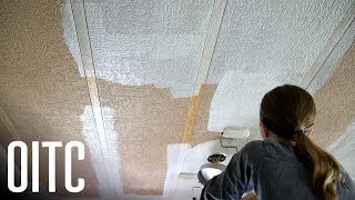 Painting our Stained Mobile Home Ceilings (FINALLY!)