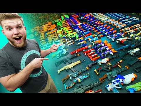 World's Biggest NERF Collection Challenge! Video