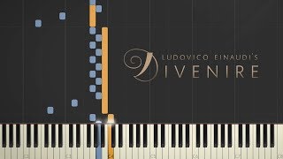 Ludovico Einaudi - Divenire \\ Synthesia Piano Tutorial