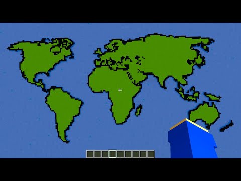 so I put 100 PLAYERS in the WHOLE WORLD in MINECRAFT