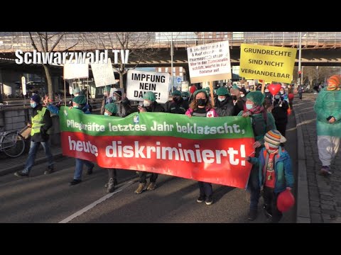 🚨😷 C-Demo Freiburg: Immer mehr Pflegekräfte und Ärzte stehen auf - Mit Arzt im Interview