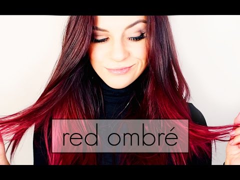 Red ombré hair dye - Rot Ombré färben - Tutorial