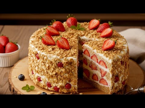 5-Minute Oat Cheesecake That Tastes Like Real Cheesecake! No Oven!