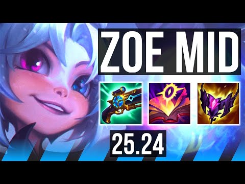 ZOE vs IRELIA (MID) | KR Master | 25.24