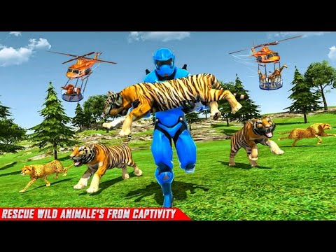 Doctor Robot Animal Rescue - Police Robot Animal Rescue - Animal Rescue Game