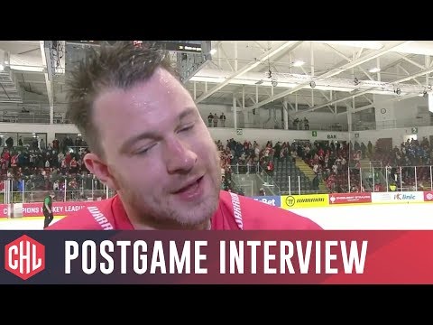 Cardiff Devils vs. HC Davos  postgame interviews