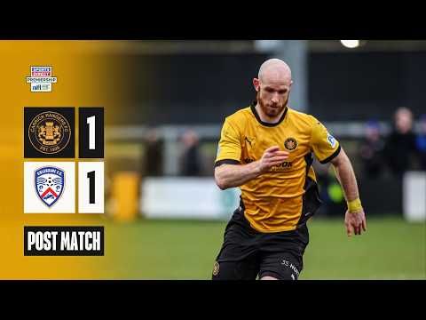 POST MATCH | Carrick Rangers 1 - 1 Coleraine