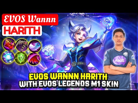 EVOS WANNN WITH EVOS LEGENDS HARITH SKIN | EVOS Wannn Harith | Mobile Legends
