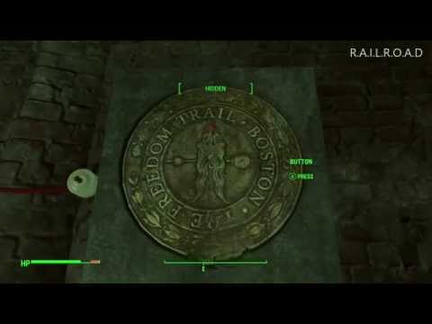 How to Find the Railroad in Fallout 4 - EASY 1 MINUTE TUTORIAL ROAD TO FREEDOM QUEST