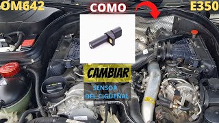 Cómo cambiar sensor del cigüeñal (Sensor de posición) OM642 Mercedes-Benz