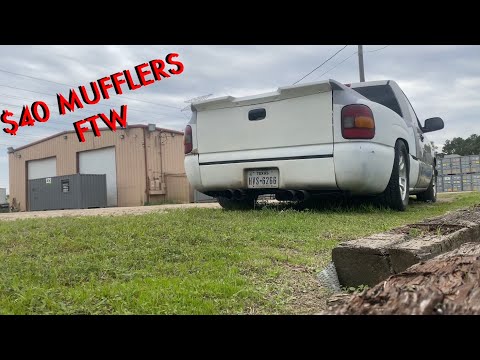 Cammed Silverado thrush super turbo mufflers