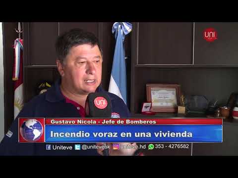 Incendio en una vivienda