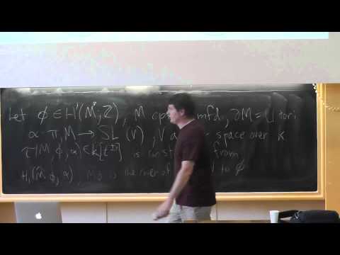 Ian Agol at Bonahon Conference