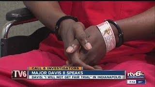 Major Davis II speaks for first time since arrest in officer's death