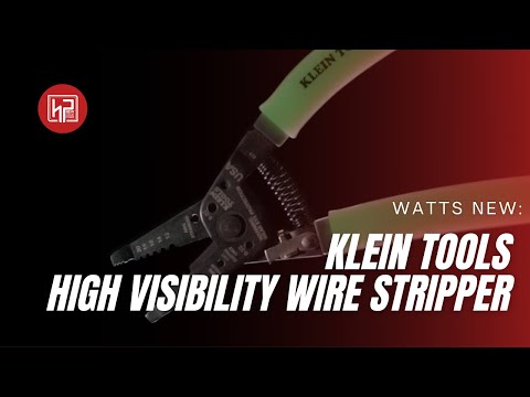 Watts New: High Visibility Wire Stripper by Klein Tools