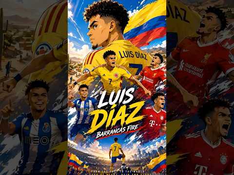 Luis Díaz: Barrancas Fire | Colombia Anime Football Anthem