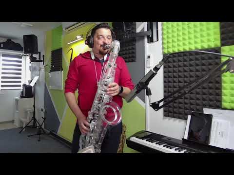 Vibrato T1S III The Nude Tenor Sax with Rainbow Pads - Transparent image 3