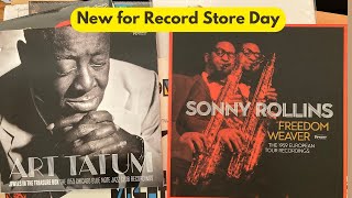 Sonny Rollins and Art Tatum new Vinyl releases for #recordstoreday