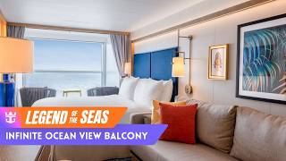 Legend of the Seas | Infinite Ocean View Balcony Walkthrough Tour | Royal Caribbean 2026 | 4k