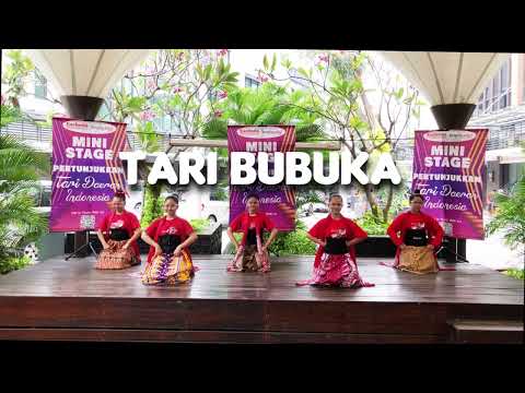 MINI STAGE "PERTUNJUKKAN TARI DAERAH" ESCHODA MANAGEMENT, TARI BUBUKA, 300122