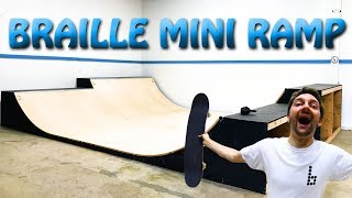 THE NEW BRAILLE MINI RAMP! FINALLY!