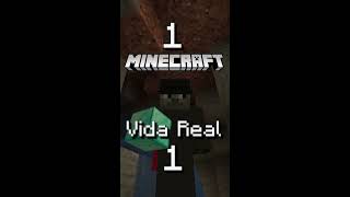 Minecraft VS LA VIDA REAL