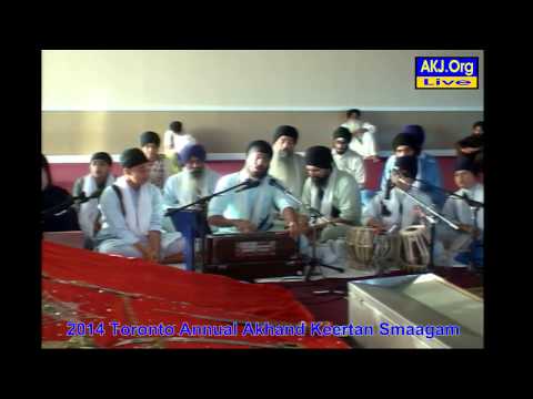 007 Toronto July 2014 Smaagam - Monday Morning Keertan - Bh. Harjaap Singh Jee