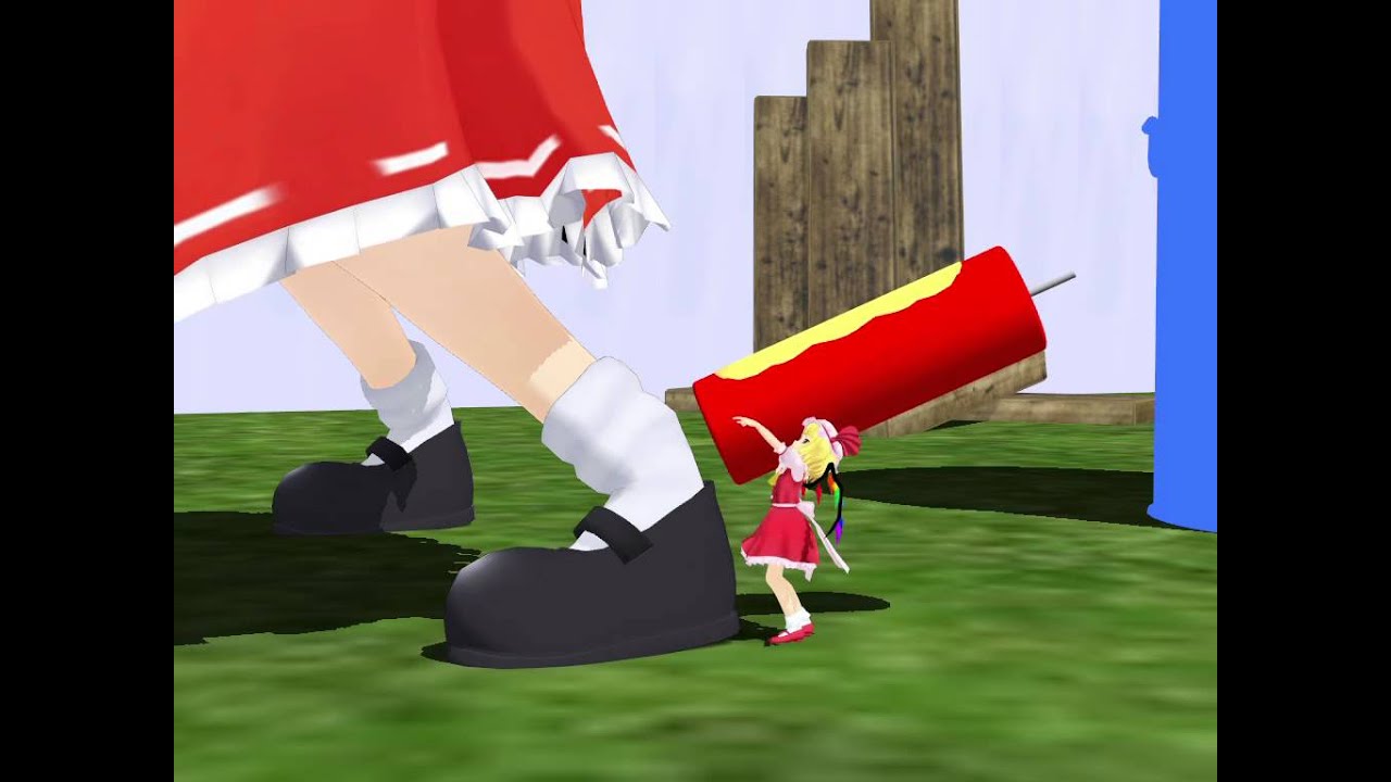 【再現MMD】霊夢とレミリアのT＆J 『花火はすごいぞ』ごっこ_Full