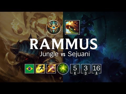 Rammus Jungle vs Sejuani - BR Challenger Patch 8.7