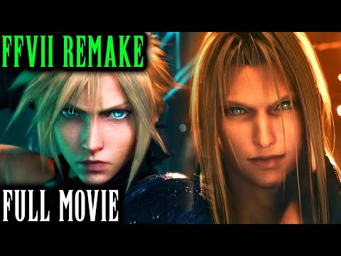 Final Fantasy VII Remake - The Movie - Marathon Edition All Cutscenes Story PS4 2020