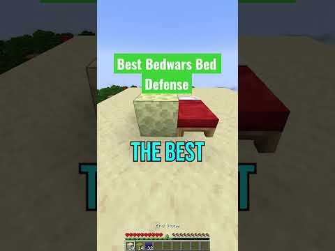 Best Minecraft Bedwars Bed Defense #shorts