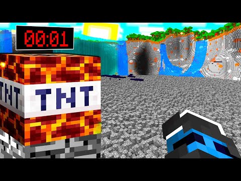 LA TNT NUCLEARE PIÙ FORTE DI MINECRAFT DISTRUGGE TUTTO IL MONDO - ITA