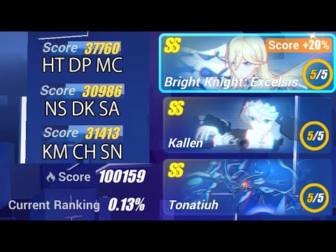 [HI3SEA] Memorial W49 - BK 37760/31466;  Kallen 30986; Tonatiuh 31413 - Exalted