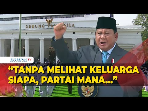 [FULL] Berapi-api! Pidato Presiden Prabowo Upacara Hari Lahir Pancasila: Saya Peringati Semua Unsur