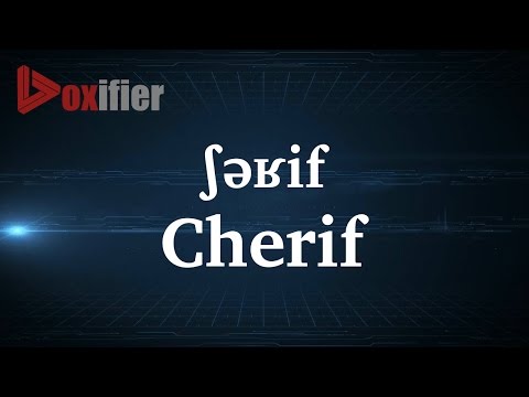 How to Pronunce Cherif in French - Voxifier.com
