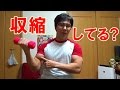 筋トレで筋肉の収縮を感じるための練習法!ダンベルカール編