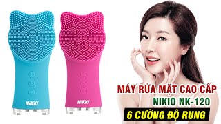 Video giới thiệu máy rửa mặt massage nâng cơ Nikio NK-120 - Đầu silicon cao cấp