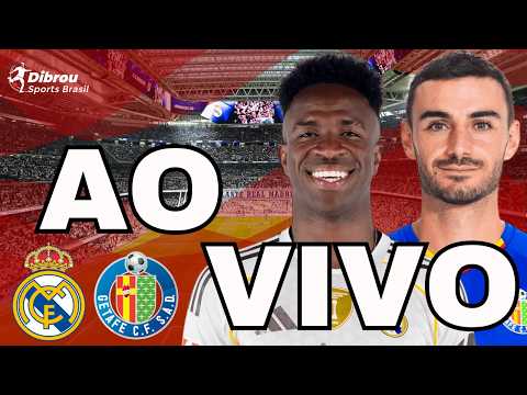 REAL MADRID X GETAFE AO VIVO LA LIGA DIRETO DO ESTÁDIO SANTIAGO BERNABÉU