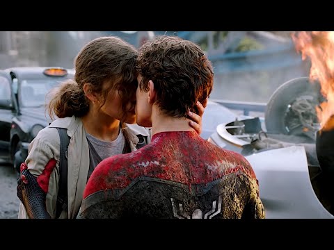 Spider-Man Far From Home Ita - Bacio tra Peter ed MJ