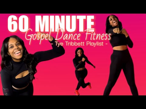 60 MINUTE GOSPEL DANCE FITNESS - #TYETRIBBETT WORKOUT 🔥 #beginnerfriendly #burn 💪🏾