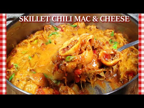 Stove Top Chili Mac and Cheese with Chorizo Recipe | One Skillet Pasta Meal