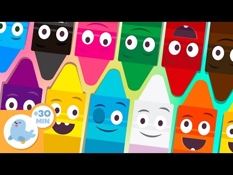 🟥🟧🟨 Let's Learn COLORS by Singing with Smile and Learn! 🟩🟦🟪 COLORS Song