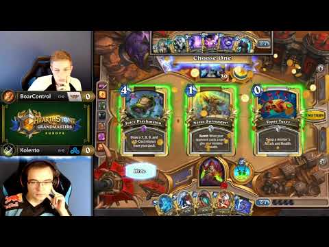 BoarControl vs Kolento - Hearthstone Grandmasters Europe - Week 5