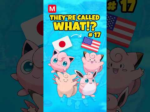 The Origins of Pokémon Names - Jigglypuff, Wigglytuff, Clefairy, Clefable #pokemon #shorts