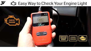 Reset your Check Engine Light Easily - OBD2 Reader