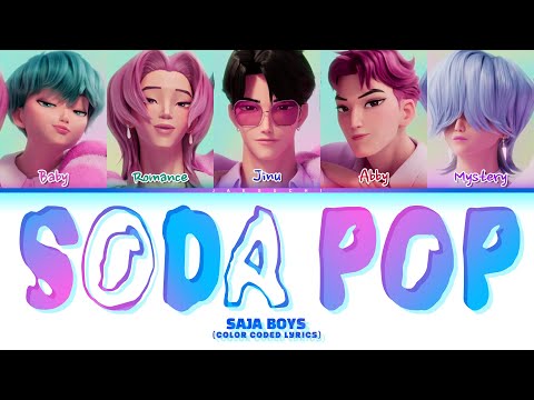 Saja Boys (Kpop Demon Hunters) 'Soda Pop' (Color Coded Lyrics)