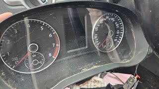 2014 Volkswagen Passat Speedometer Cluster Removal